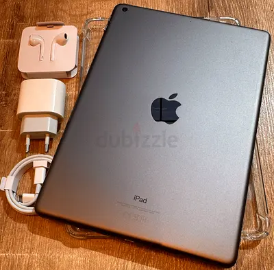 iPad 7th Generation,128GB,Space Grey, Wifi with Case,Screen Guard, EarPods 3.5MM & 20W Charger