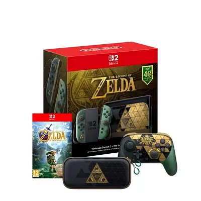 Nintendo Switch 2 Zelda Edition Bundle with Game , controller and accesories