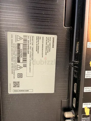 Samsung LED TV - 65 inch (back panel shown) front screen damage other all ok