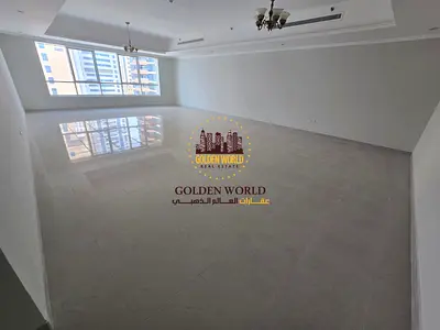 For Rent in Al Khan – Al Qasba, Sharjah, a luxurious four-bedroom apartment with a spacious living