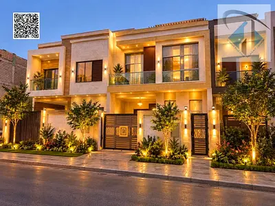 تاون هاوس بسعر لقطة جاهز للسكن مع الكهرباء والمياه والمكيفيات 5 غرف بتشطيبات عالية الجودة اول ساكن