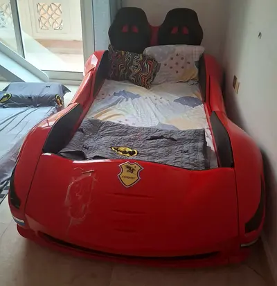 Red Sports Car Kids Bed - Single Size