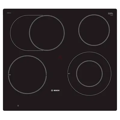 Bosch Series 8 | Built-In Electric Hob, Home Connect, 4 Cooking Zones, Color Black