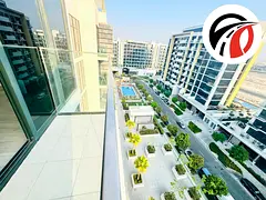 Meydan Studio | Balcony | Pool & City View