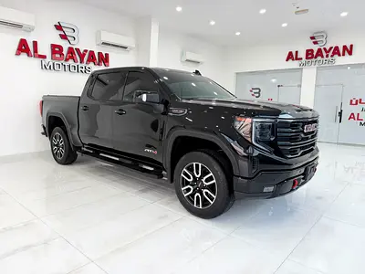 جي ام سي سييرا AT4 6.2L اسود / رمادي خليجي بن حموده GMC Sierra 1500 AT4 2024 GCC Specs