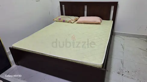 Wooden Single Bed Frame with Slatted Base - Dark Brown