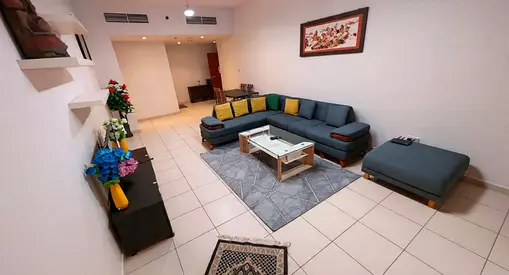 Inclusive of all bills / in a luxurious tower / on the exit of Sharjah / strategic location / 2 bathrooms, master room