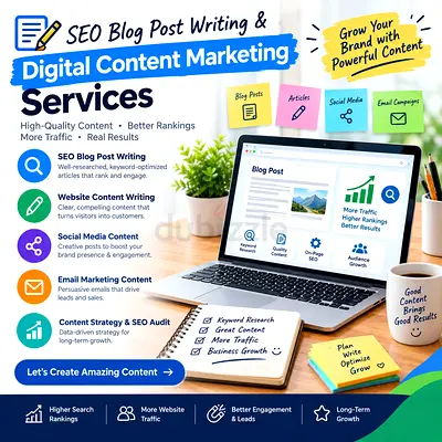 SEO Blog Post Writing & Digital Content Marketing Services