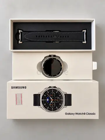 Samsung Galaxy Watch8 Classic 46mm – Black Strap & Box