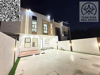 High-quality finish villa (first occupancy), featuring spacious rooms with built-in wardrobes, located directly behind Al Hamidiya Park