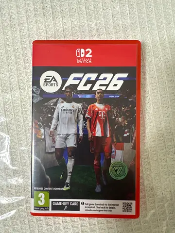 FIFA 26 (Nintendo Switch 2) - Complete Game Card Case