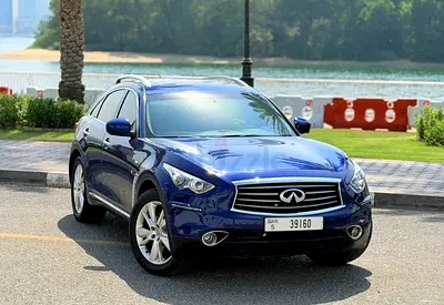 2014 Infiniti QX70 3.7L V6 | GCC Specs| LOW MILEAGE| Service History Available|  Mileage: 88000kms