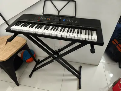 Yongmei 61-Key Electronic Keyboard with Stand and Music Rack