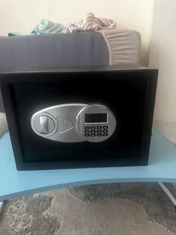 Basics Steel Security Safe with Digital Keypad - Secure Money, Cash, Jewelry, ID Documents, 20 Litre