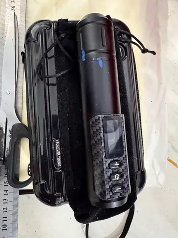Tattoo kit, printer, needles ,ink,paper scale etc