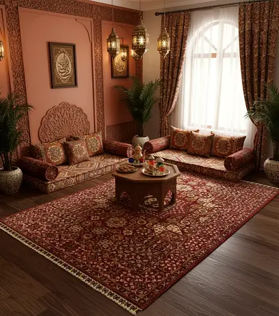 High quality  mumluk brand new carpet - Excellent Condition , size 1.30 by 1.85
