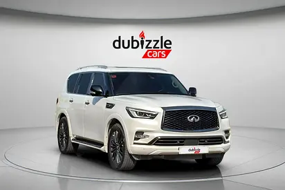AED 2128/month | 2021 Infiniti QX80  | GCC Specs | Ref#526619