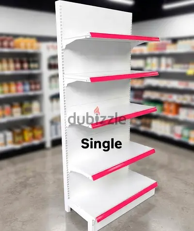 Supermarket Shelving Unit / Gondola Racks – Adjustable 5-Tier Display Rack