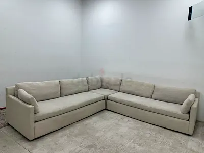 Looks great condition west elm corner sofa