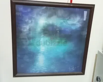 Large Square Frame with Glass 1 sq mt Clearance of personal art studio Negotiable