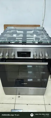 Bosch top gas oven electric latest model used just few time,  - Good Condition