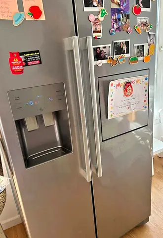 Samsung Stainless Steel Side-by-Side Refrigerator with Water & Ice Dispenser