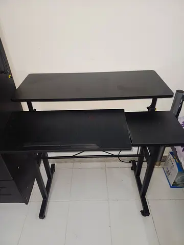 Computer desk and chair