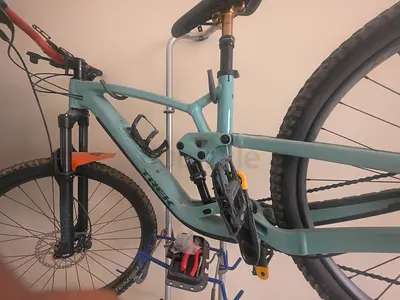 Full-suspension Mountain Bike - Light Green, Good Condition