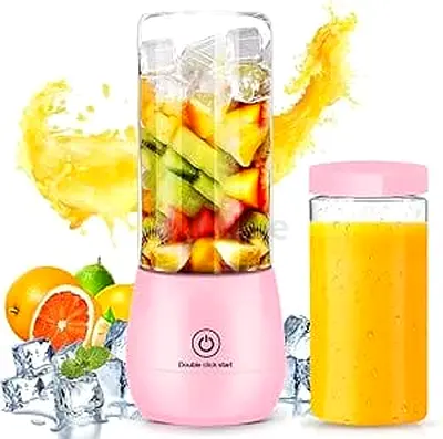 Personal Portable USB Fruit Blender - Pink, Single Serve