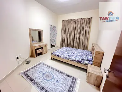 Two Bedroom Apartment for Rent in Al Rashidiya 3 Opposite Ladies Park, New Clean Furnishing, Two Ba