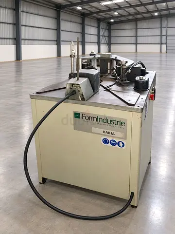 crimping angle joint corner Aluminium machines FOM brand
