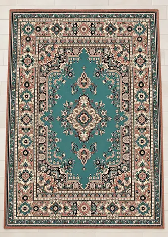 Vintage Persian motif carpet/rug - Wool Blend - 220 x 310 cm