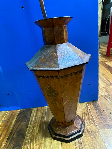 Wooden Decorative vase-38cm height