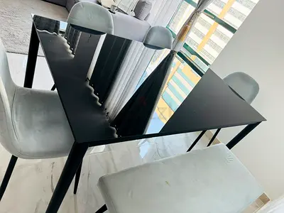 Dinning Table with Chairs and Bench