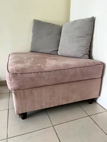 Suad beige ottoman 80*80cm