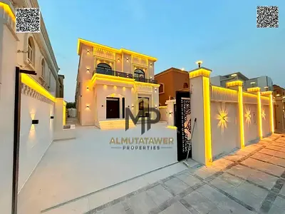 فيلا فاخرة سكني تجاري للبيع في المويهات 1 – عجمان | مجلس خارجي فاخر | مواقف سيارات داخل الفيلا وخارجها | موقع استراتيجي في أرقى مناطق عجمان | فرصة
