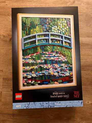 BARGAIN BRAND NEW LEGO 31220 ART CLAUDE MONET BRIDGE OVER A POND OF WATER LILIES