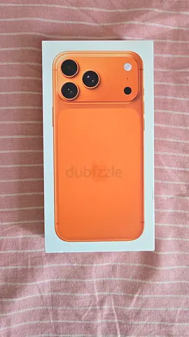 I phone 17 pro max 256 orange color TDRA