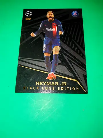 Neymar Jr Black Edge Edition Football Trading Card