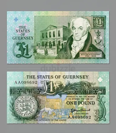 Banknote Guernsey 🇬🇬 1 Pound (£1)