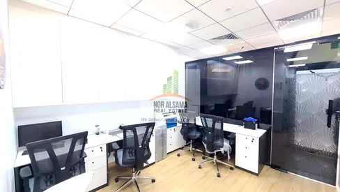 PARKING SIDE | READY OFFICE | Commercial Shop for Rent in England Cluster