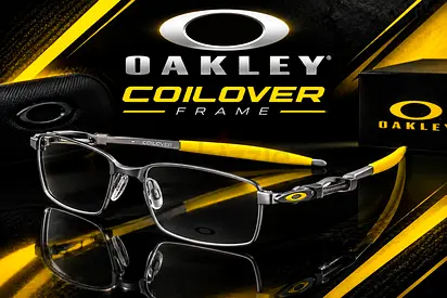 Oakley Eyeglasses Frames Coilover OX5043  Matte Grey w/ Demo Plan Lens