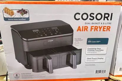 Cosori Dual Basket 8.5L Air Fryer - Dual Drawers, Touch Display