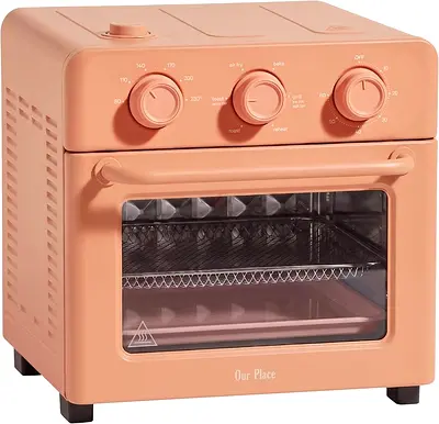Our Place Compact Air Fryer Oven - Peach, Excellent Condition
