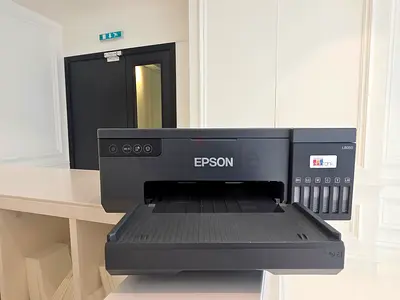 EPSON ECO TANK L8050 PRINTER - LIKE NEW CONDITION