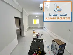Ground-floor 1-bedroom apartment with a living room in Al Rawda 3, Ajman. Features a balcony with an