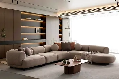 New stylish comfortable 5 seater L shape sofa