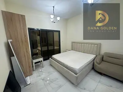 للايجار الشهري استديو اول ساكن مفروش مع نت وباركنك في دبي في ورسان4