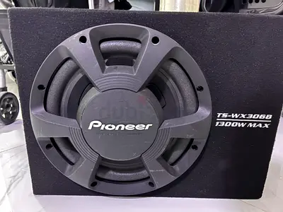 Pioneer 12" TS-WX306B 1300W Max Car Subwoofer in Enclosure & Premium brand capacitor