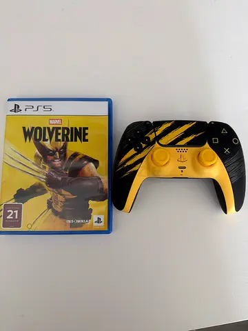 PS5 Wolverine DualSense Controller + Wolverine PS5 Game (brand new condition)